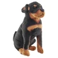 Teddybär Welpe mit Ton, 14 cm, Rottweiler, Wild Republic