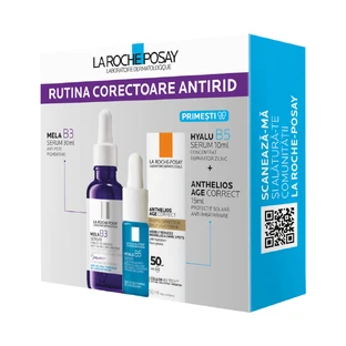 Mela B3 Serum 30ml + Anthelios Age Correct 15ml + Hyalu B5 Serum 10ml, La Roche Posay