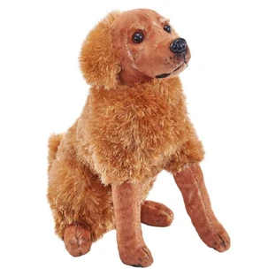 Jouet en peluche Chiot avec son, 14 cm, Golden Retriever, Wild Republic