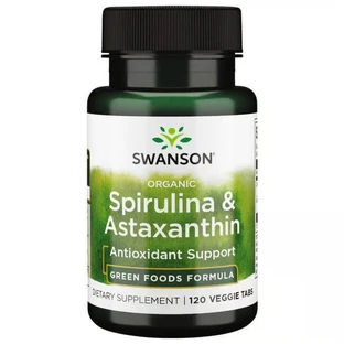 Spirulina en astaxanthine, 120 capsules, Swanson