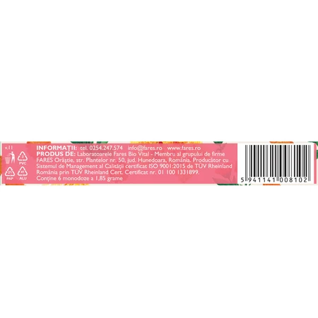 Ginosept G86 Crema sólida, 6 monodosis, FARES