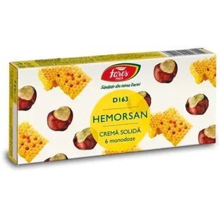 Hemorsan D163 feste Creme, 6 Einzeldosen, Fares