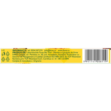 Hemorsan D163 feste Creme, 6 Einzeldosen, Fares