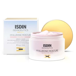 Moisturizing cream with hyaluronic acid for sensitive skin Isdinceutics, 50 ml, Isdin