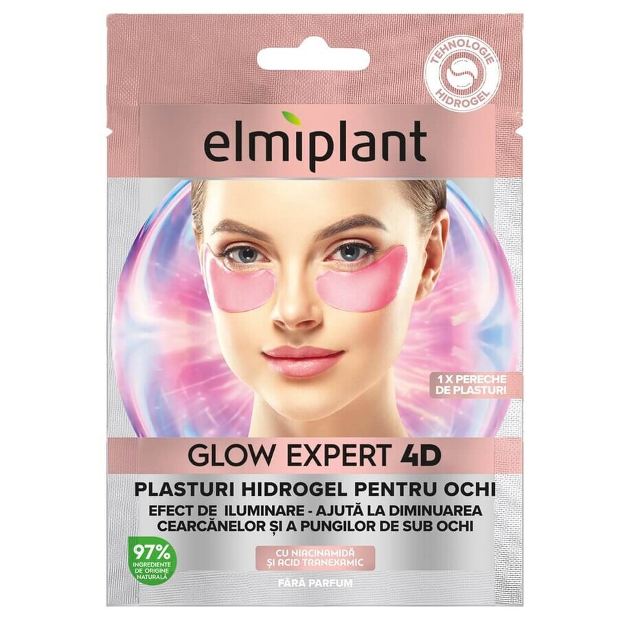 Winkel op Glow Expert 4D hydrogel ooglapjes, 1 paar, Elmiplant Glow Expert 4D hydrogel ooglapjes, 1 paar, Elmiplant