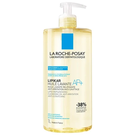Hydraterende doucheolie AP+ Lipikar, 1 liter, La Roche-Posay