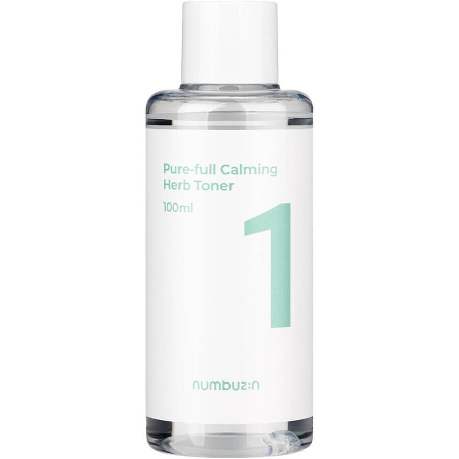 Tónico facial calmante No.1 Pure-Full Hierbas calmantes, 100 ml, Numbuzin