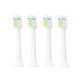 Electric toothbrush refills, white, 4 pieces, AQ-102, Aquapick