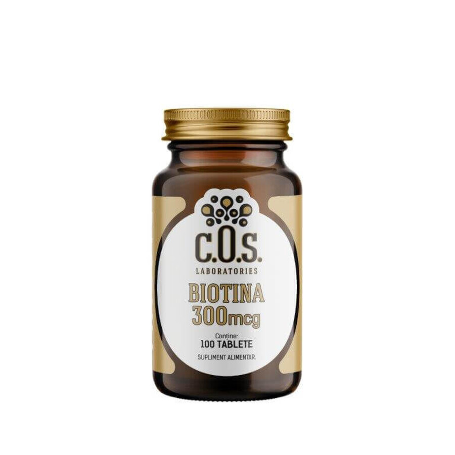 Biotine 300 mcg, 100 tabletten, COS Laboratories