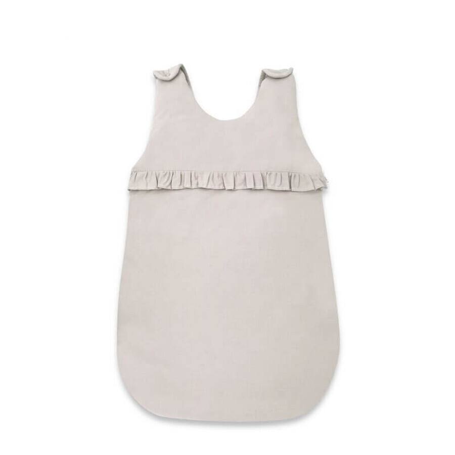 Baby sleeping bag with ruffles Royal, Beige, 70 cm, 0 - 6 months, MimiNu