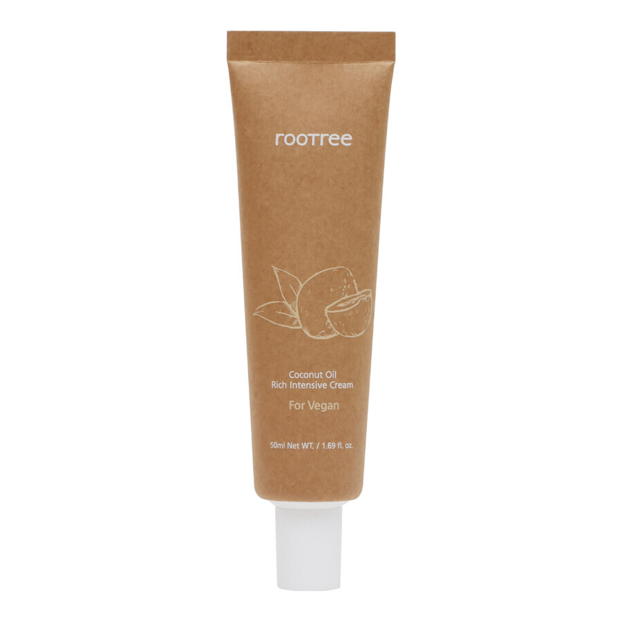Intensive cream rich in coconut oil, 50 g, Rootree