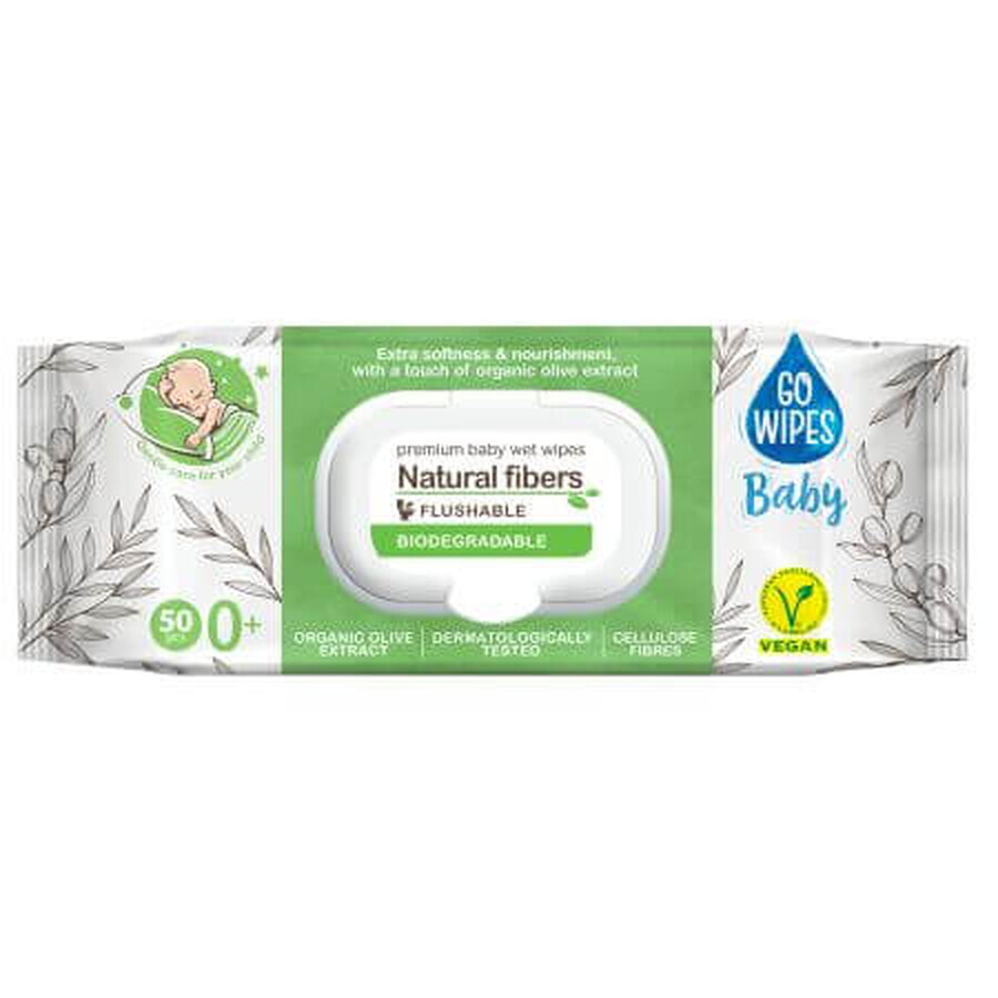 Cumpără Servetele umede pentru copii Ultra-soft, 50 buc, Go Wipes Servetele umede pentru copii Ultra-soft, 50 buc, Go Wipes