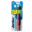 Set de 3 cepillos dentales para adultos Clean Smile, Suave, Multicolor, Jordan