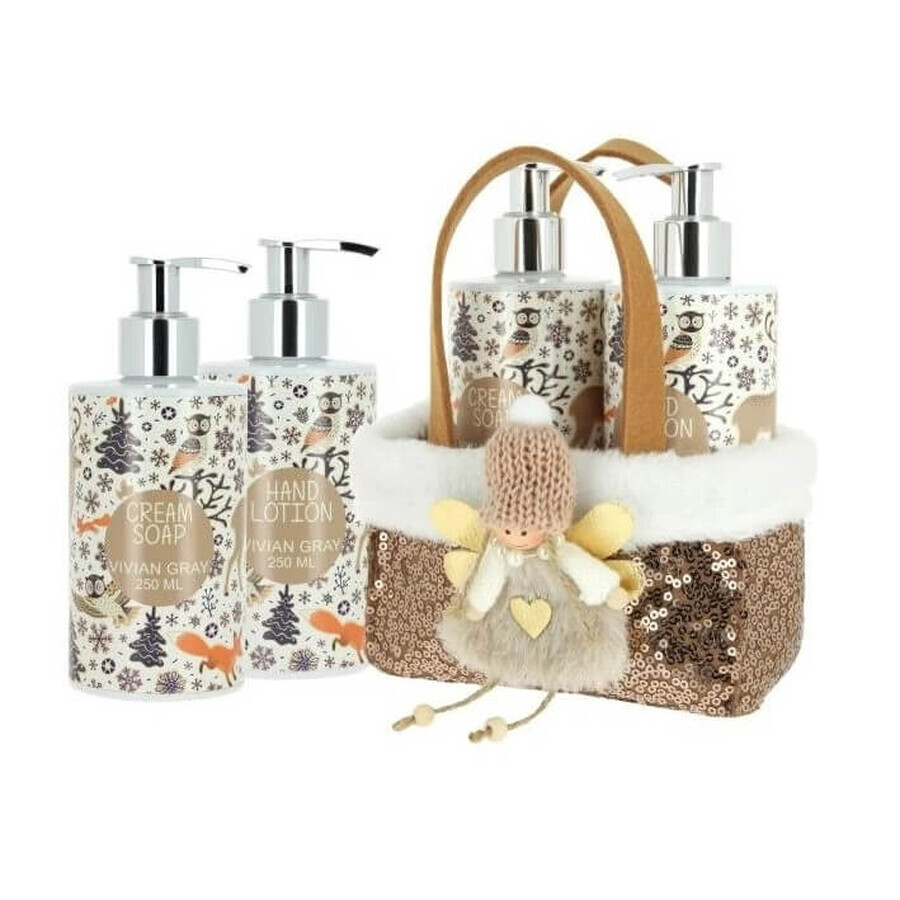 X-Mas Vloeibare Zeep en Handcrème Set, 2 x 250 ml, Vivian Gray