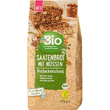 dmBio notenbroodmix, 475 g