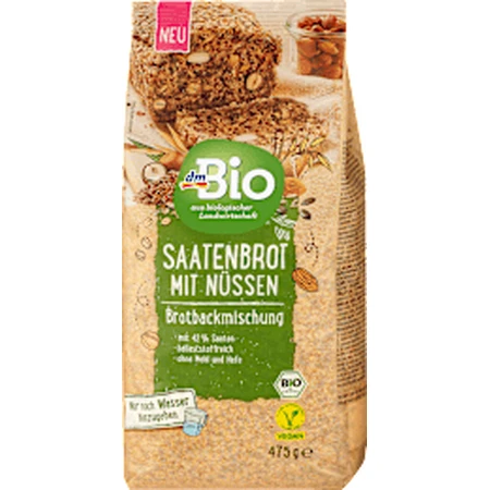 dmBio notenbroodmix, 475 g
