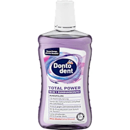 Dontodent Total Power Mondspoelmiddel Total Power 10 in1 Complete Bescherming, 500 ml