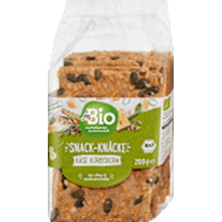 dmBio Pan crujiente con queso y semillas, 200 g