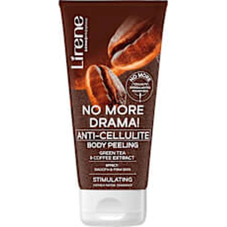 Lirene Exfoliante corporal anticelulítico con extracto de café NO MORE DRAMA, 175 g