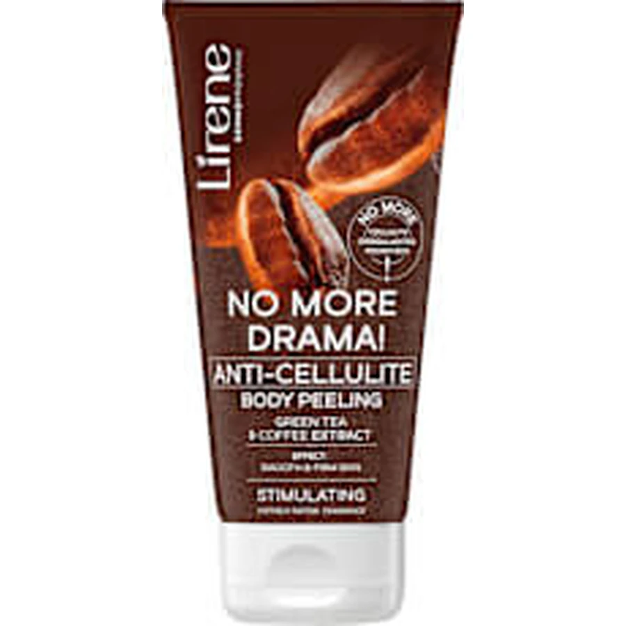 Lirene Exfoliante corporal anticelulítico con extracto de café NO MORE DRAMA, 175 g