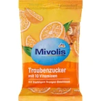 Mivolis Dextrose met 10 vitaminen, sinaasappelsmaak, 100 g