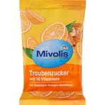 Mivolis Dextrose met 10 vitaminen, sinaasappelsmaak, 100 g