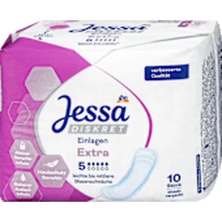 Jessa DISKRET Hygienic incontinence pads Extra, 10 pcs