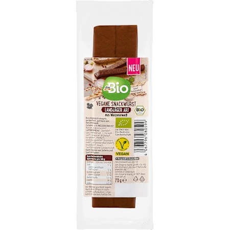 dmBio Vegane Würstchen nach Landjäger-Art