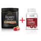 Beauty Help al gusto di fragola, 300 g + N-Acetil L-Carnitina 550 mg, 60 capsule, Zenyth