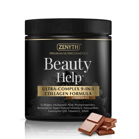 Beauty Help Ultra-Complex 9-in-1 Collagen Formula Schokoladengeschmack, 300 g, Zenyth