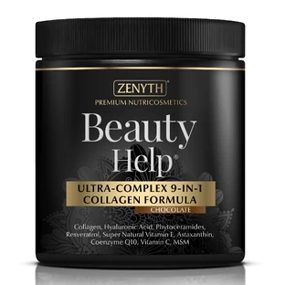 Beauty Help Ultra-Complex 9-in-1 Collagen Formula Schokoladengeschmack, 300 g, Zenyth