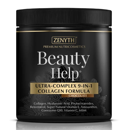 Beauty Help Ultra-Complex 9-in-1 Collagen Formula Schokoladengeschmack, 300 g, Zenyth