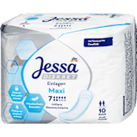 Jessa DISKRET Maxi incontinence pads, 10 pcs