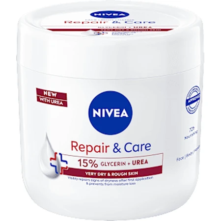 NIVEA Crème avec 15% de glycérine et d'urée, 400 ml