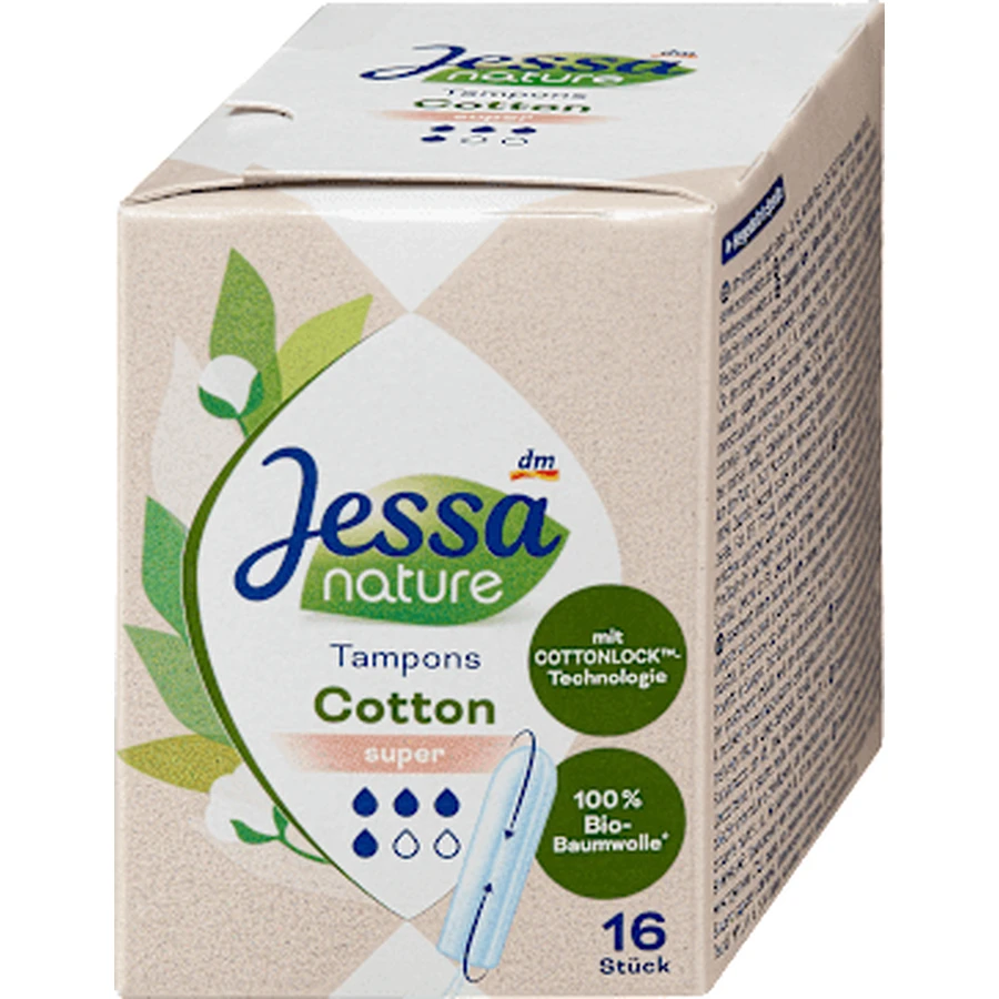 Jessa nature super wattenschijfjes, 16 stuks