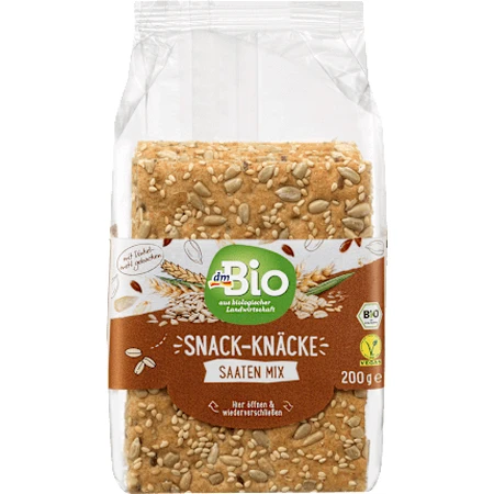 dmBio pan crujiente semillas ECO, 200 g