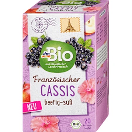 dmBio Fruit tea French blackcurrant