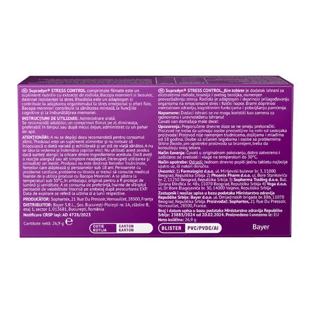 Supradyn Stress Control, 30 film-coated tablets, Bayer