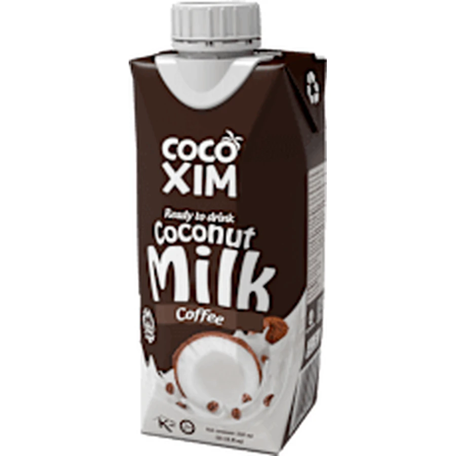 COCOXIM Kokosmelk met koffie, 330 ml