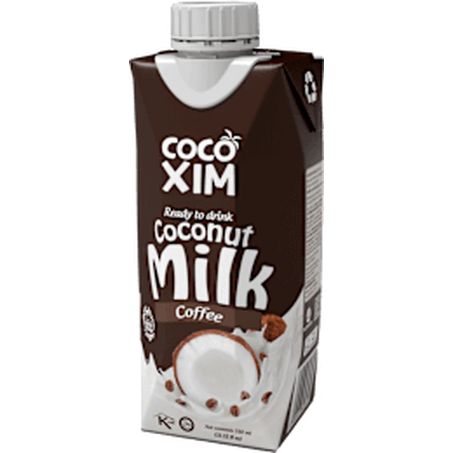 COCOXIM Kokosmelk met koffie, 330 ml
