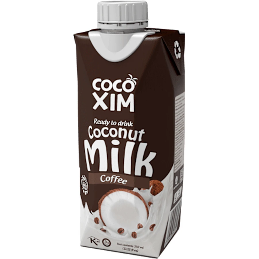 COCOXIM Kokosmelk met koffie, 330 ml