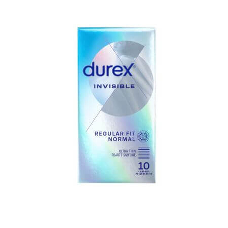Comprar Prezervativo Invisible Invisible Regular Fit Normal, 10 unidades, Durex Prezervativo Invisible Invisible Regular Fit Normal, 10 unidades, Durex