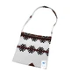 Carol cotton bag, 22 x 22 cm, Steluta White/Green, Baltic Bebe