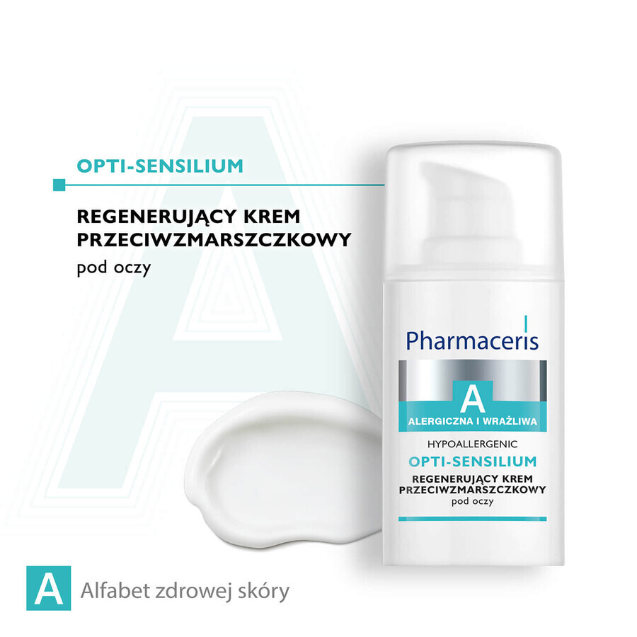 Pharmaceris A Opti-Sensilium, regenerating anti-wrinkle eye cream, 15 ml + Hyaluro-Sensibio, intensive moisturizing serum, 4 ml free of charge