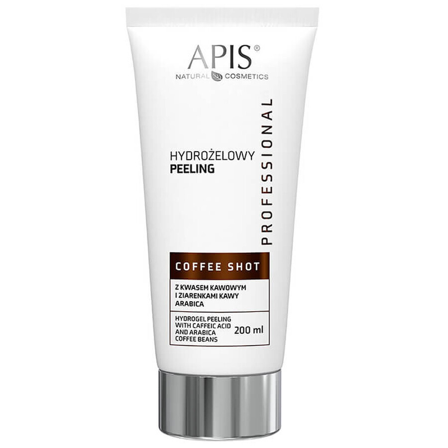 Apis Coffee Shot set, eye mask 50 ml + coffee acid peeling 200 ml + tangerine shower gel 50 ml free of charge