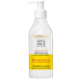 Perfecta Extra Oils Silicone Handschoenen, olie-crème voor handen, nagels en nagelriemen, 195 ml