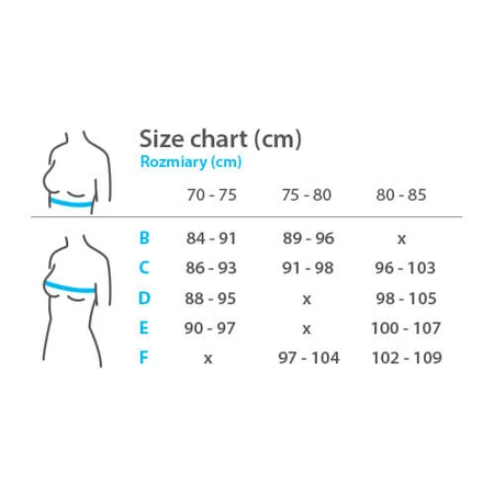 BabyOno, nursing bra, black, D80-85