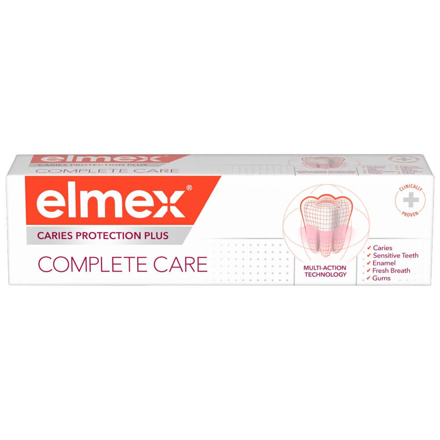 Elmex Caries Protection Plus Complete Care Toothpaste, 75 ml CONTAMINATED PACKAGING