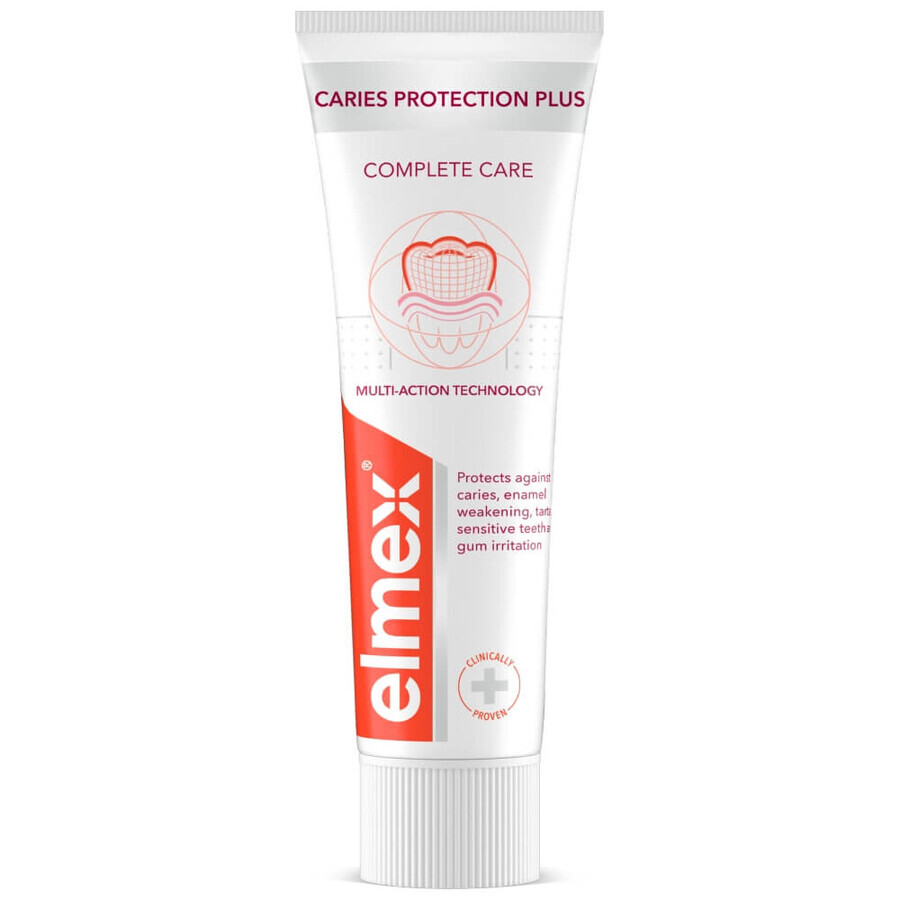 Elmex Caries Protection Plus Complete Care Toothpaste, 75 ml CONTAMINATED PACKAGING