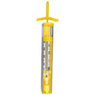 Pempa T80, quecksilberfreies Glasthermometer mit Lupe